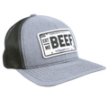 FLORIDA CRACKER TRADING Hats Florida Cracker Trading Co. Men's Eat Mo' Beef Heather Grey Patch Hat