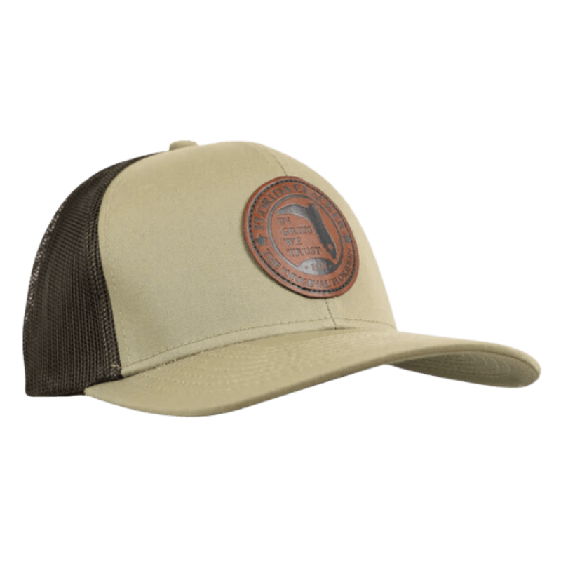 FLORIDA CRACKER TRADING Hats Florida Cracker Trading Men's Khaki/Brown Trucker Ball Cap