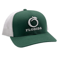 Florida Heritage Hats Florida Heritage Men's The Ridge Trucker Green/White Ball Cap