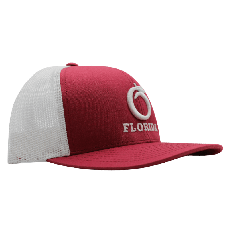 Florida Heritage Hats Florida Heritage Men's The Ridge Trucker Red/White Ball Cap