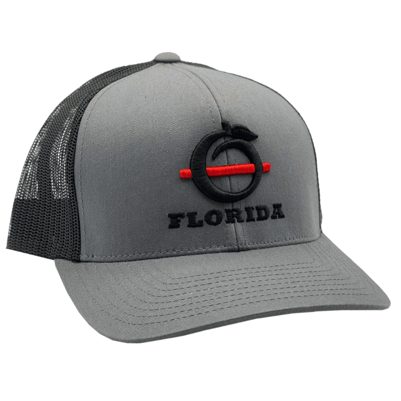 Florida Heritage Hats RED LINE Florida Heritage Support Series Red Line Ball Cap