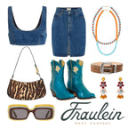 Fraulein Boot Company Boots Fraulein Boot Company Women's San Antonio Rose Shortie Cowboy Boots