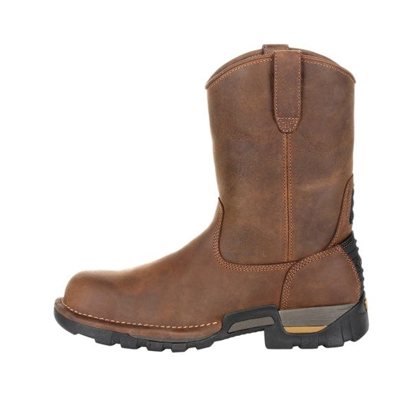 Georgia Boot Men's Eagle One Brown Waterproof Pull-on Work Boot