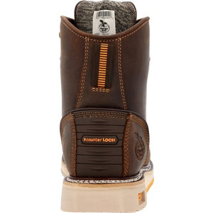 GEORGIA BOOT Boots Georgia Boot Men's AMP LT Brown Wedge Composite Toe Waterproof Work Boot GB00592
