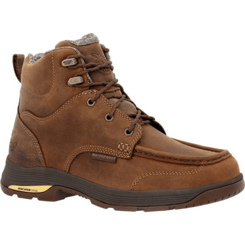 GEORGIA BOOT Boots Georgia Boot Men's Athens SuperLyte Brown Moc Toe Waterproof Work Boot GB00547