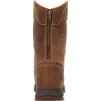 GEORGIA BOOT Boots Georgia Boot Men's Athens Superlyte Wellington Brown Waterproof Pull On Work Boot GB00549