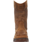 GEORGIA BOOT Boots Georgia Boot Men's Athens Superlyte Wellington Brown Waterproof Pull On Work Boot GB00549