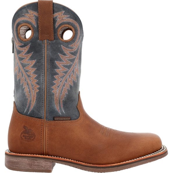 GEORGIA BOOT Boots Georgia Boot Men's Carbo-Tec Elite Brown Waterproof Western Work Boot GB00529