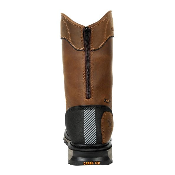 Georgia Boot Boots Georgia Boot Men's Carbo-Tec LTX Black and Brown Composite Toe Work Boot GB00394