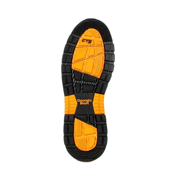 Georgia Boot Men's Carbo-Tec LTX Black and Brown Waterproof Round