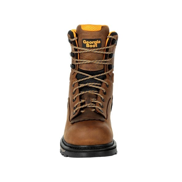 GEORGIA BOOT Boots Georgia Boot Men's Carbo-Tec LTX Black and Brown Round Toe Work Boot GB00392