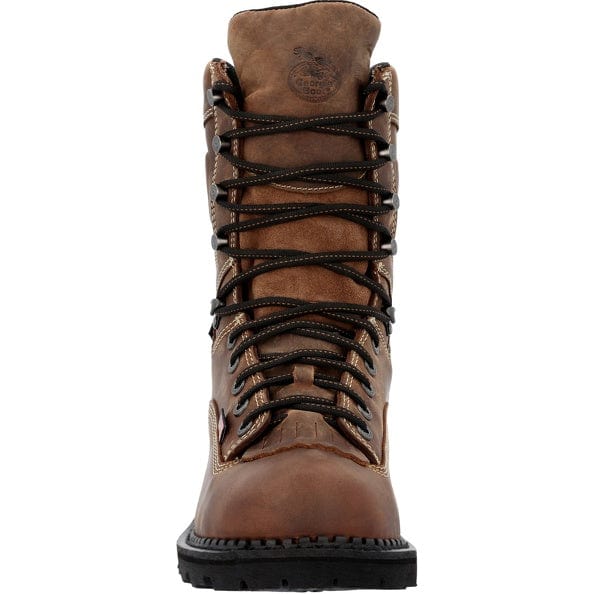 GEORGIA BOOT Boots Georgia Boot Men's Crazy Horse USA Logger Composite Toe Waterproof Work Boot GB00540