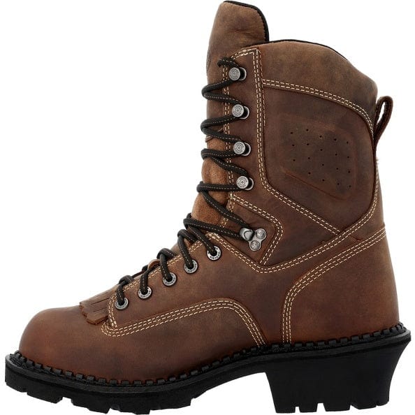 GEORGIA BOOT Boots Georgia Boot Men's Crazy Horse USA Logger Waterproof Work Boot GB00539