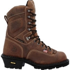 GEORGIA BOOT Boots Georgia Boot Men's Crazy Horse USA Logger Waterproof Work Boot GB00539