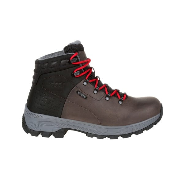 Georgia Boot Boots Georgia Boot Men's Eagle Trail Hiker Brown Black Charcoal Round Toe Work Boot GB00399