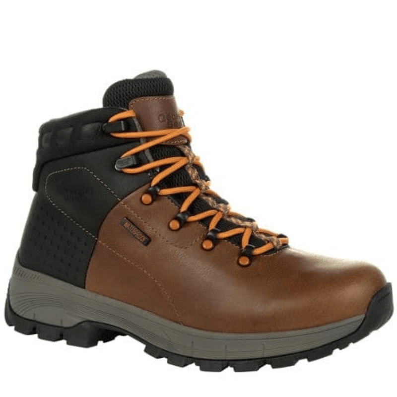 Georgia Boot Boots Georgia Boot Men's Eagle Trail Hiker Brown Round Toe Work Boot GB00402