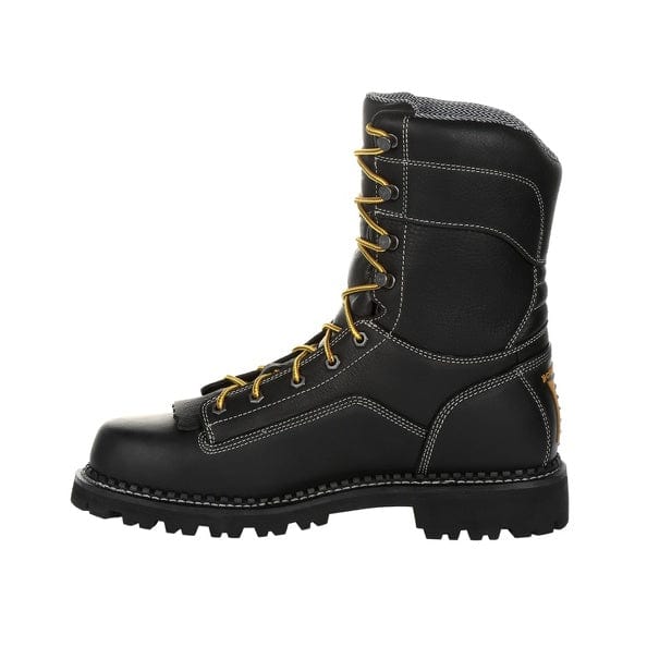 Canadian boots archive グランジ goa 亜熱帯系 LGB Georgia Boot Men's Logger Black Round Toe Work Boot GB00271