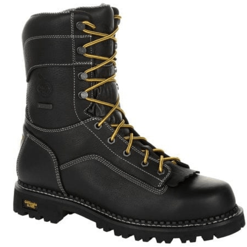 GEORGIA BOOT Boots Georgia Boot Men's Logger Black Round Toe Work Boot GB00271