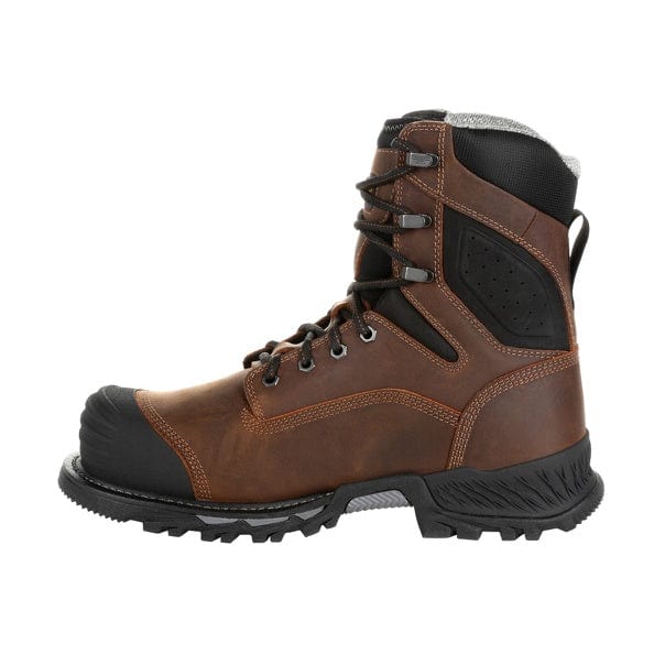GEORGIA BOOT Boots Georgia Boot Men's Rumbler Black and Brown Composite Toe Work Boot GB00285