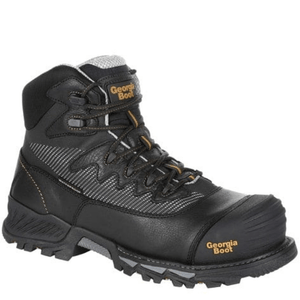 Georgia Boot Boots Georgia Boot Men's Rumbler Black Composite Toe Waterproof Hiker Work Boot GB00311