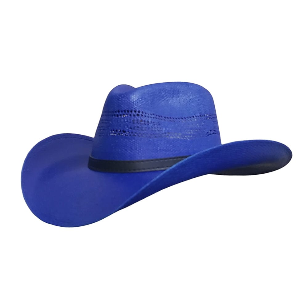 Gone Country Hats Medium  fits 7-1/8 to 7-1/4 Cabo Royal Blue - Straw Bangora