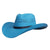 Gone Country Hats Medium  fits 7-1/8 to 7-1/4 Cabo Turqouise - Straw Bangora
