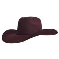 Gone Country Hats Men & Women's Hats 6-7/8 Big Sky Black Cherry - Wool Cashmere (Montana Series)