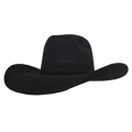 Gone Country Hats Men & Women's Hats 6-7/8 Big Sky Black - Wool Cashmere (Montana Series)
