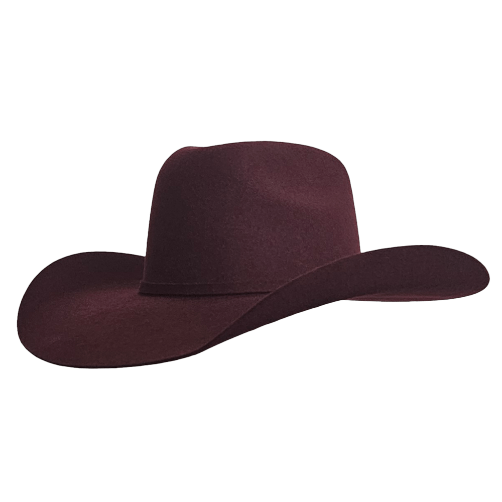 Gone Country Hats Men & Women's Hats Big Sky Black Cherry - Wool Cashmere