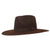 Gone Country Hats Men & Women's Hats Flat Brim Brown - Cotton (Drifter Series)