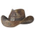 Gone Country Hats Men & Women's Hats Outlaw Brown - Straw Bangora