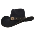 Gone Country Hats Men & Women's Hats Small 6-7/8 to 7 / Black Cotton Felt Coast Guard Heroes - Black Cotton Poly Felt