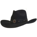 Gone Country Hats Men & Women's Hats Small 6-7/8 to 7 / Black Cotton Felt FIRE FIGHTER HEROES BLACK COTTON