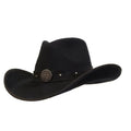 Gone Country Hats Men & Women's Hats Small 6-7/8 to 7 / Black Cotton Felt Police Heroes - Black Cotton Poly Felt