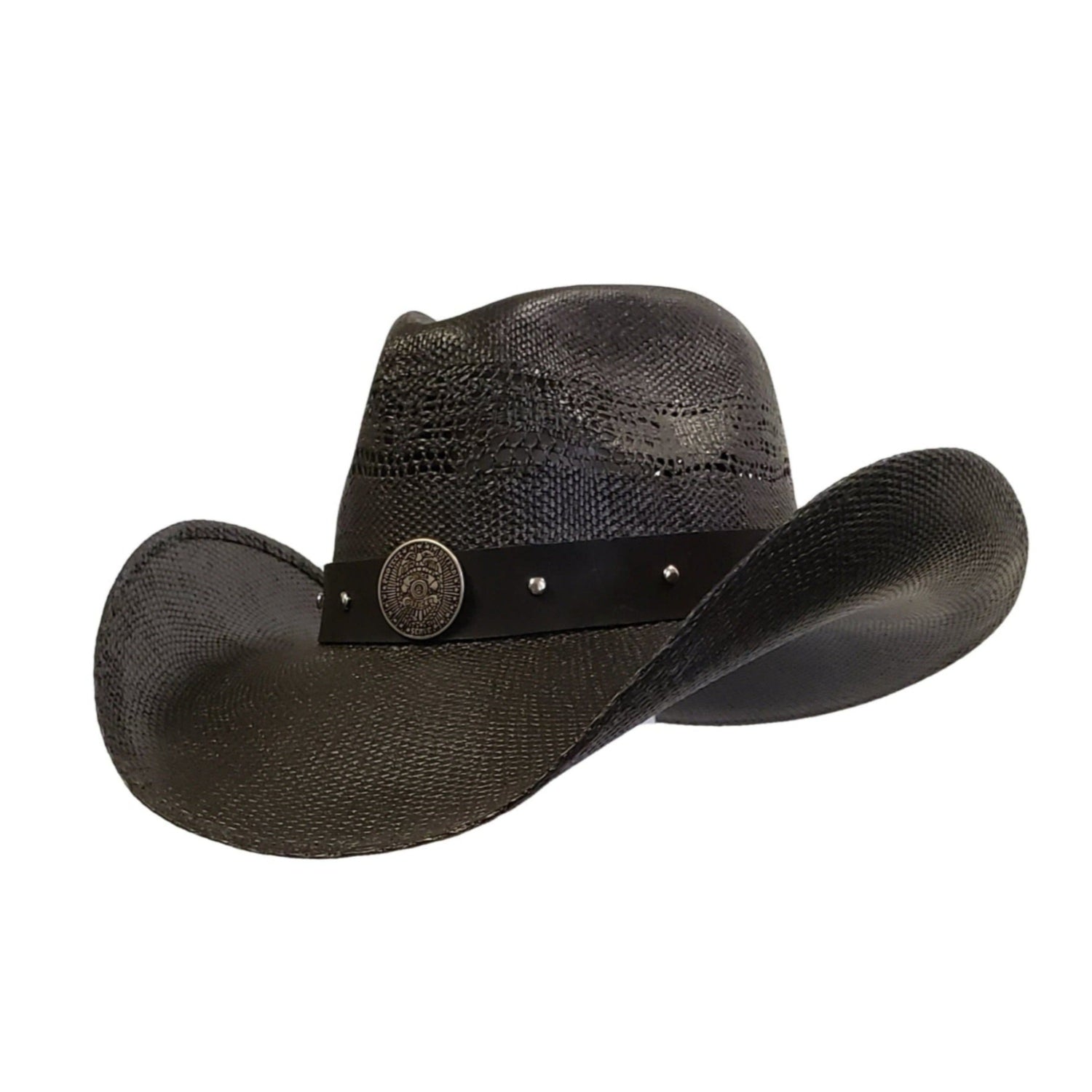 Gone Country Hats Men & Women's Hats Small 6-7/8 to 7 / Black Straw Police Heroes - Black Straw