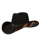 Gone Country Hats Men & Women's Hats Small 6-7/8 to 7 Gone Country Patriot Black - Cotton  (Renegade Series) Cowboy Hat