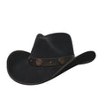Gone Country Hats Men & Women's Hats Small  fits 6-7/8 to 7 / Black Double Barrel Black - Cotton