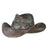 Gone Country Hats Men & Women's Hats Small  fits 6-7/8 to 7 Cascada Brown and Turquoise - Straw Bangora