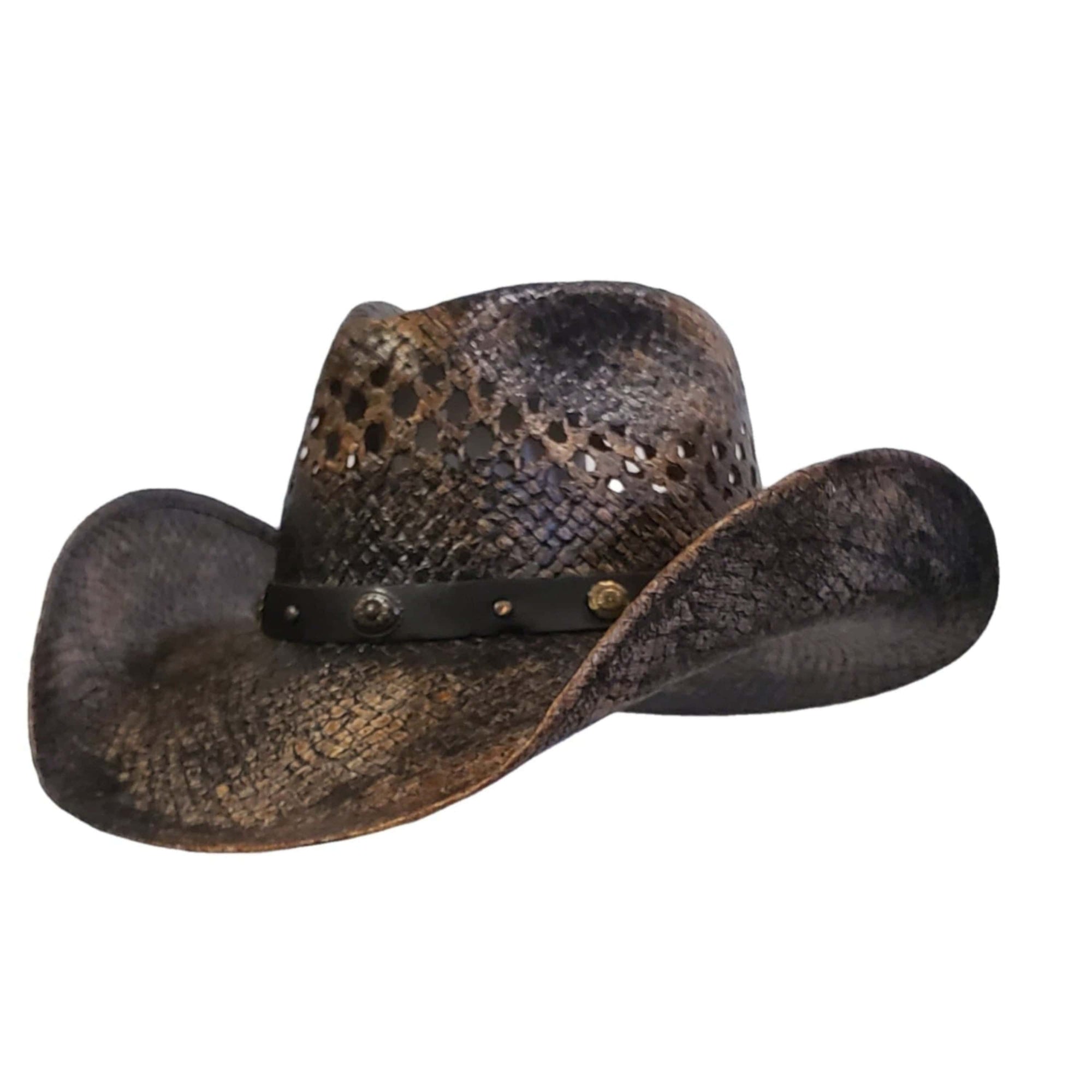 Gone Country Hats Men & Women's Hats Small  fits 6-7/8 to 7 Tombstone Brown - Straw Nante