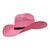 Gone Country Hats Rio Pink - Straw Bangora