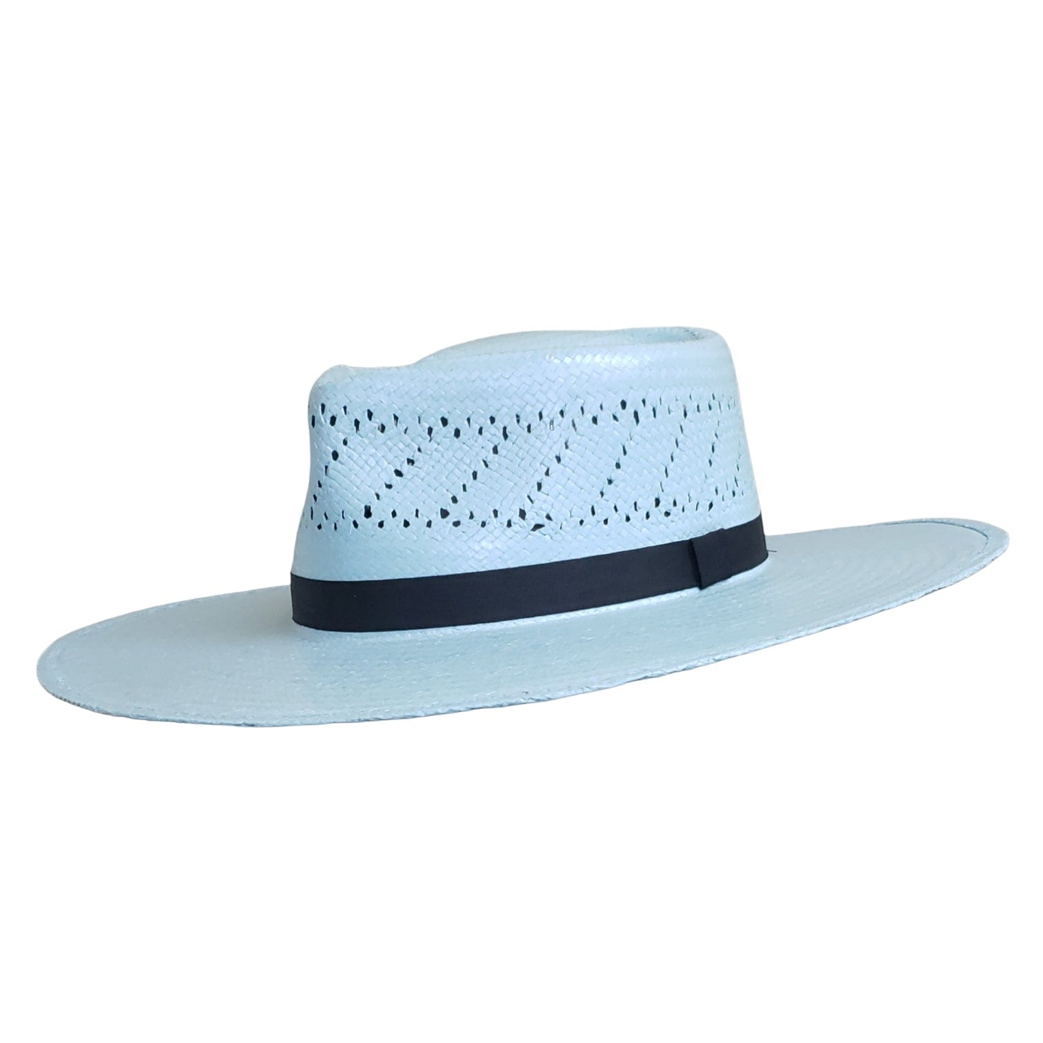 Gone Country Hats Women's Hats Medium  fits 7-1/8 to 7-1/4 Lolita Baby Blue - Straw Shantung
