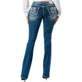 Grace In LA Jeans Grace in LA Dreamcatcher Mid Rise Bootcut Jeans EB51807SL-32