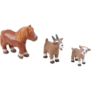HABA USA Little Friend Buildings Little Friends Petting Zoo with Farm Animals