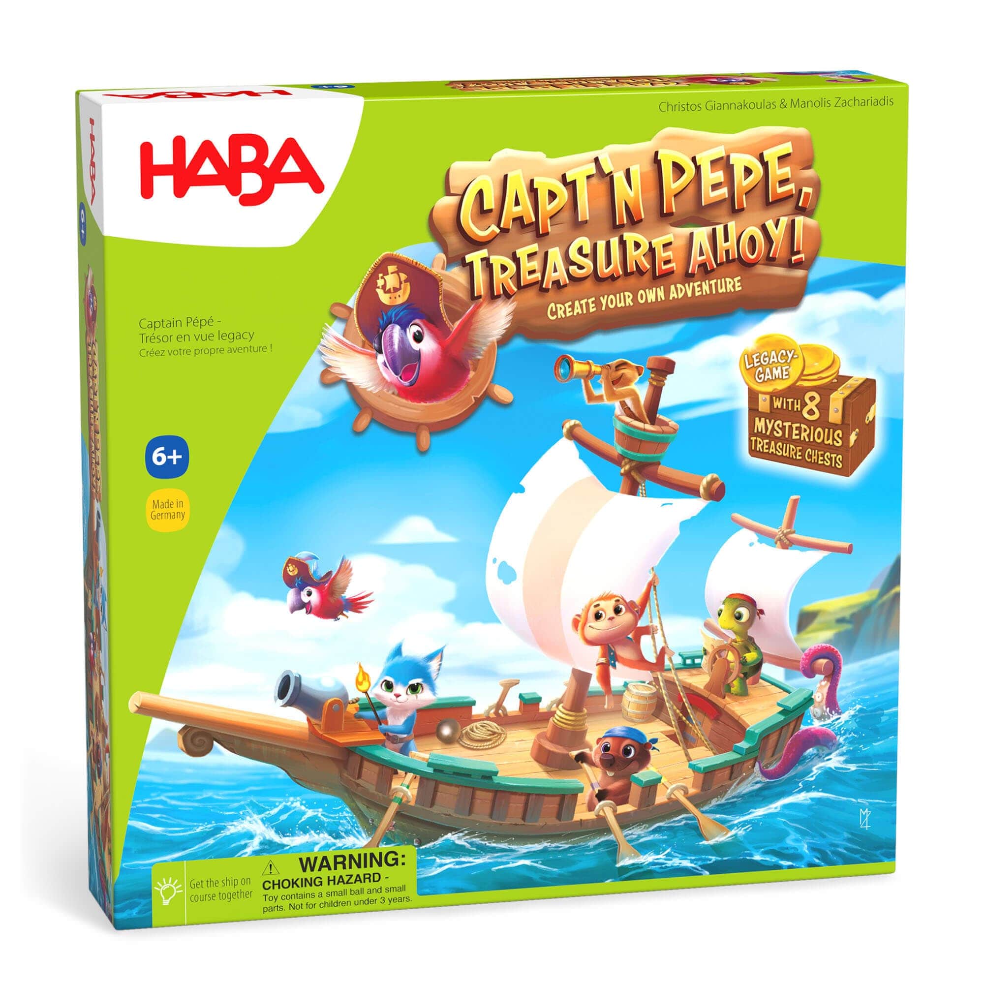 HABA USA Strategy Games Capt'n Pepe: Treasure Ahoy!