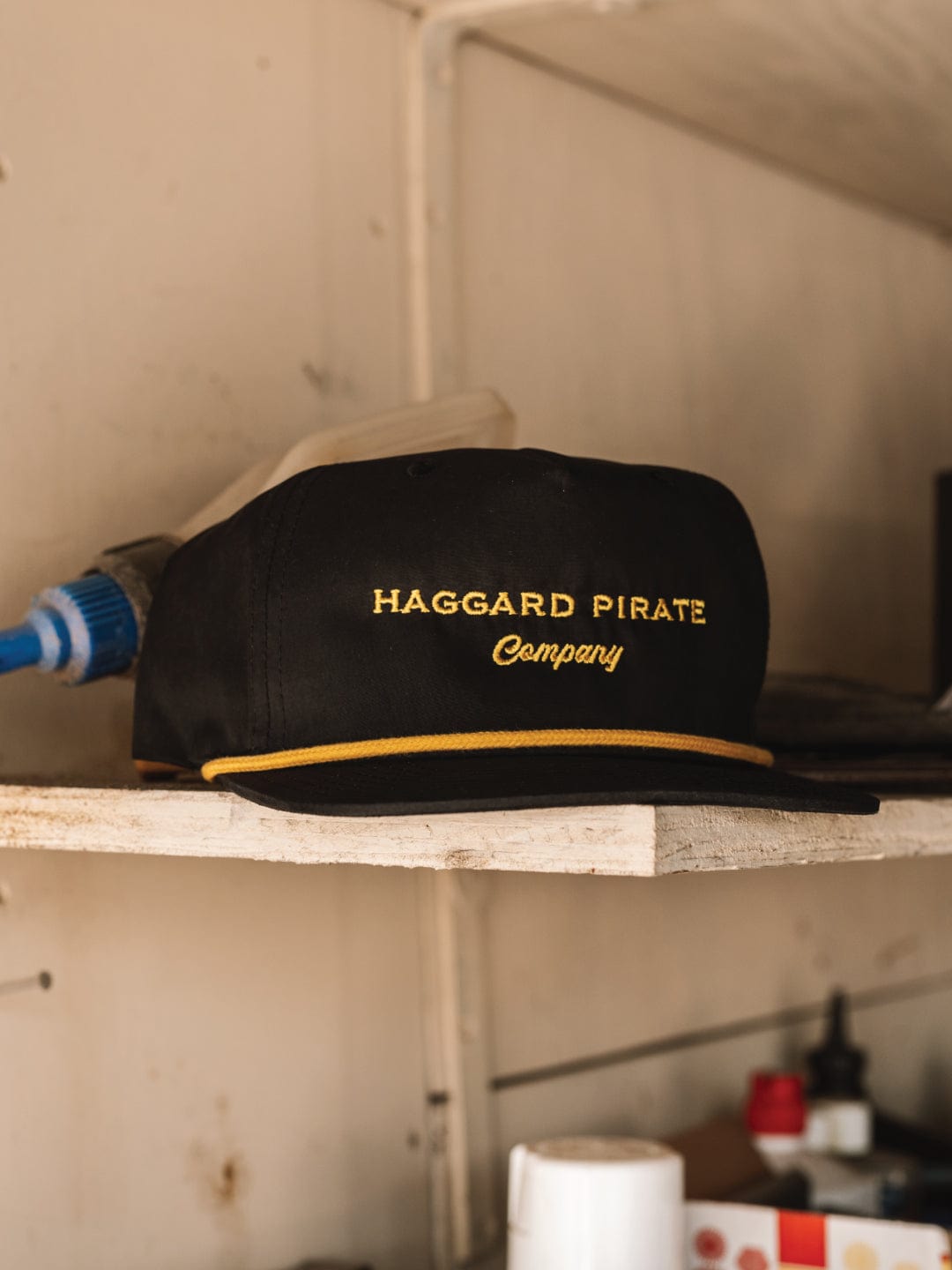 Haggard Pirate Black HP Company Rope Hat