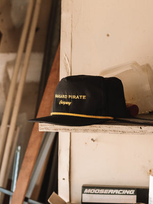 Haggard Pirate Black HP Company Rope Hat