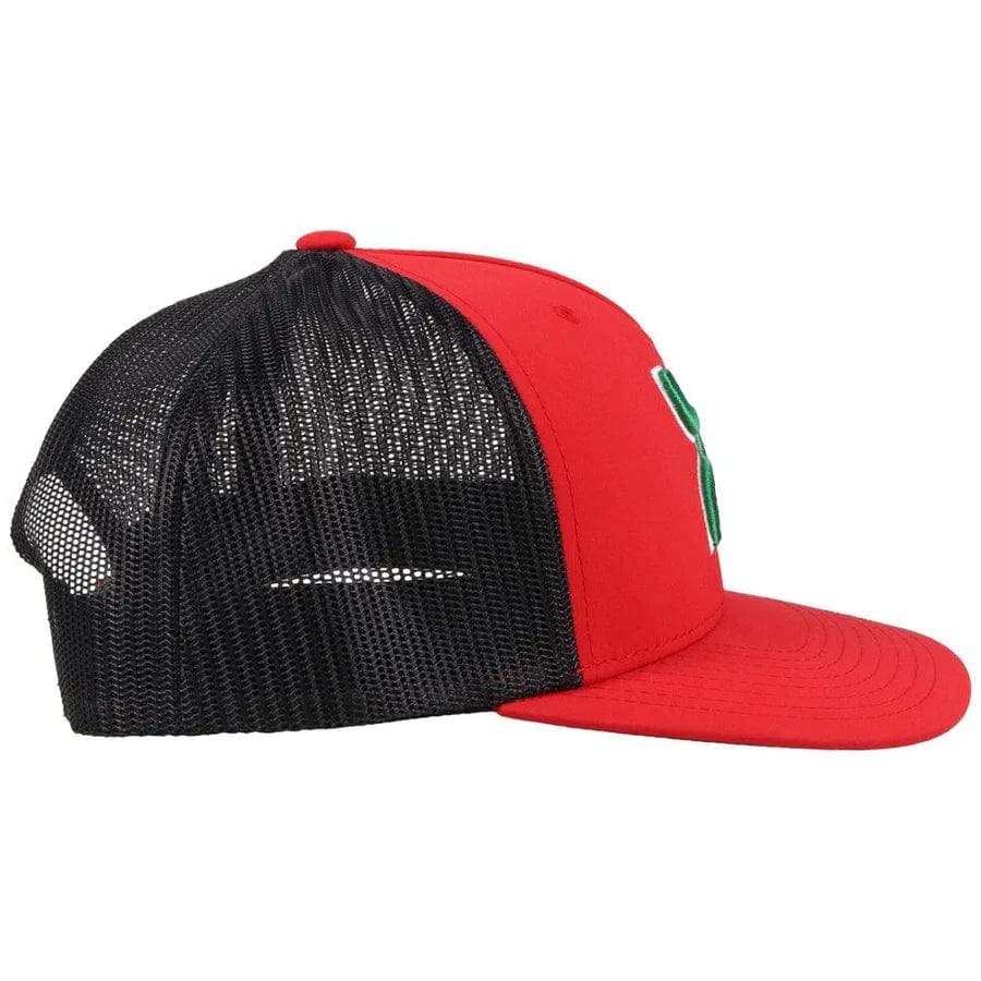 HOOEY Hats Hooey Men's Boquillas Red Snapback Ball 2118T­RDBK