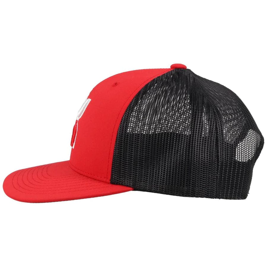 HOOEY Hats Hooey Men's Boquillas Red Snapback Ball 2118T­RDBK