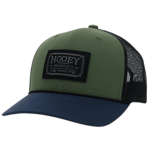 HOOEY Hats Hooey Men's Doc Olive/Black Snapback Ball Cap 2302T­OLBK