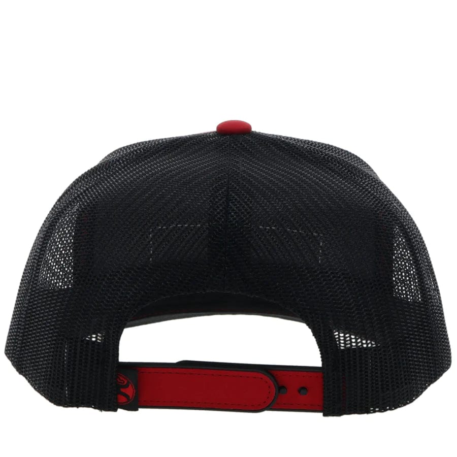 Hooey Hats Hooey Men's Lock Up Red & Black Snapback Ball Cap 2313T-RDBK